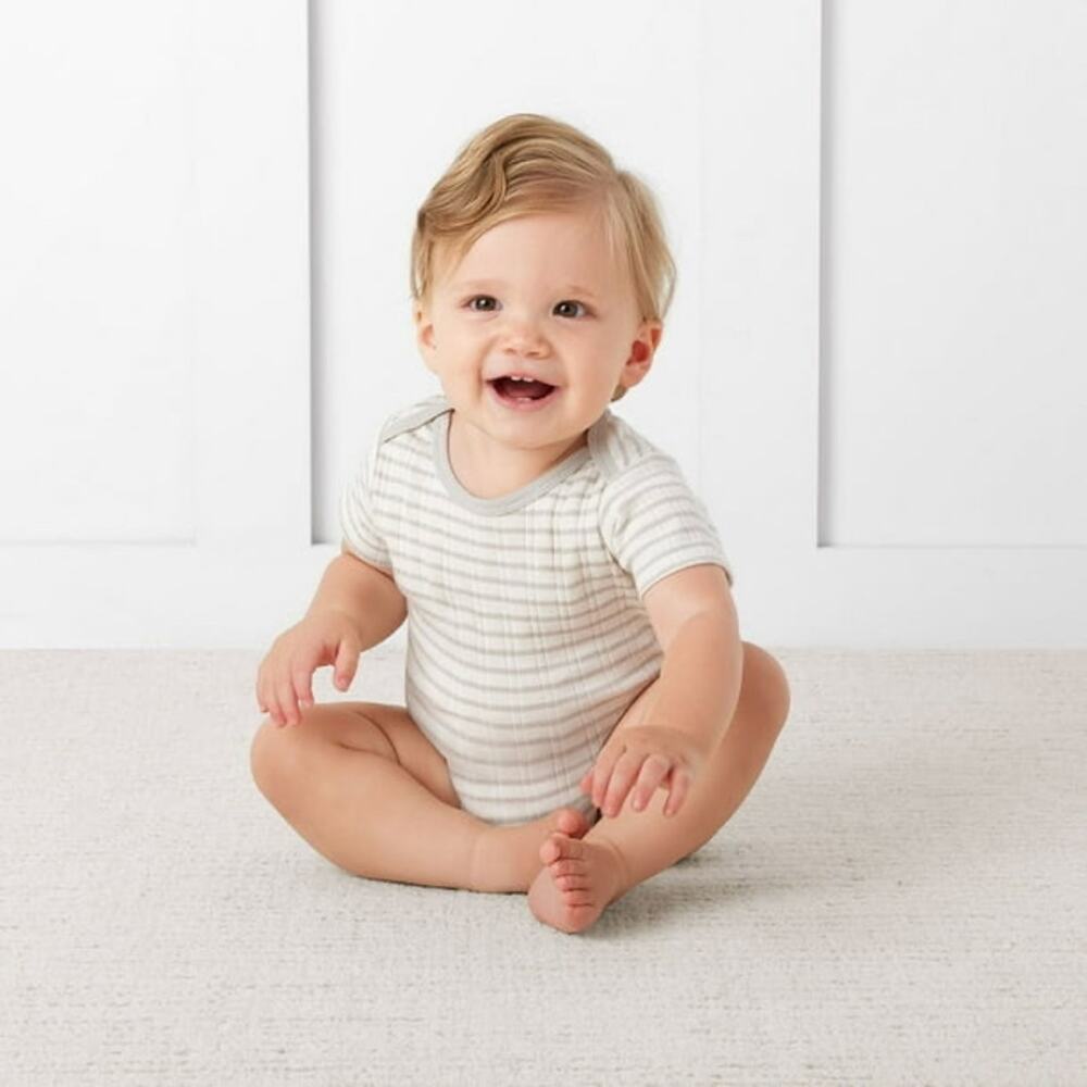 2PC Baby’s Organic Cotton Infant Onesie Bodysuit Size 18 months